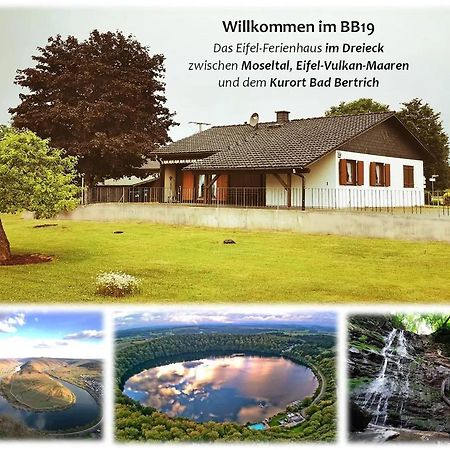 BB19 Eifel-Ferienhaus am Moseltal mit Saunahaus Beuren  Exterior foto